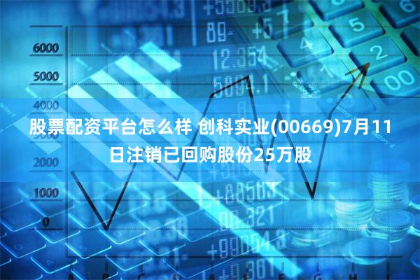 股票配资平台怎么样 创科实业(00669)7月11日注销已回购股份25万股